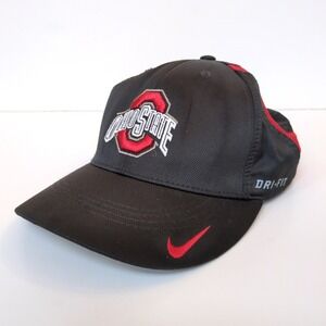 Nike Ohio State Buckeyes Dri-FIT Legacy91 Adjustable Hat - Black Red